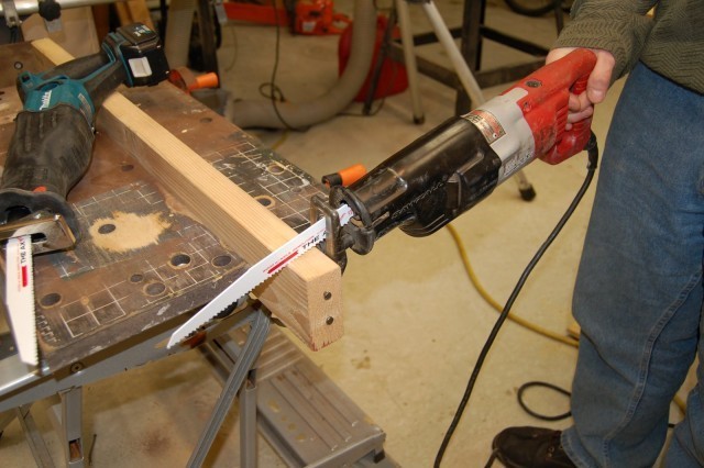 Cutting with the Sawzall
