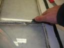 Remove old glazing