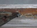 Remove old glazing points