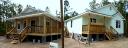 Two new houses affectionately referred to as the twins
