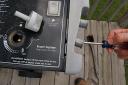 Remove knobs, trim and cover