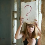 Woman with a question Woman with a question