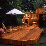 A great looking cedar deck A great looking cedar deck