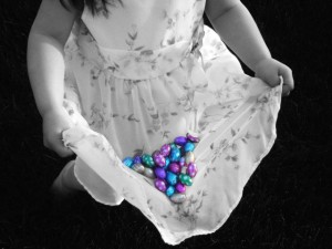 Easter Girl with candy Easter Girl with candy