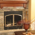 Room with a fireplace