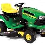 The John Deere LA115 lawn tractor