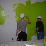 pre-teen painting