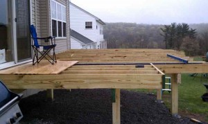 Freestanding Deck How to build a freestanding deck