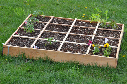 Square Foot Garden gas can safety storage Square Foot Garden