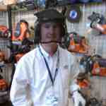 Handyguy Paul with Chainsaw Safety in mind