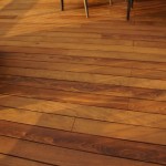 Ipe deck after cleaning & oil