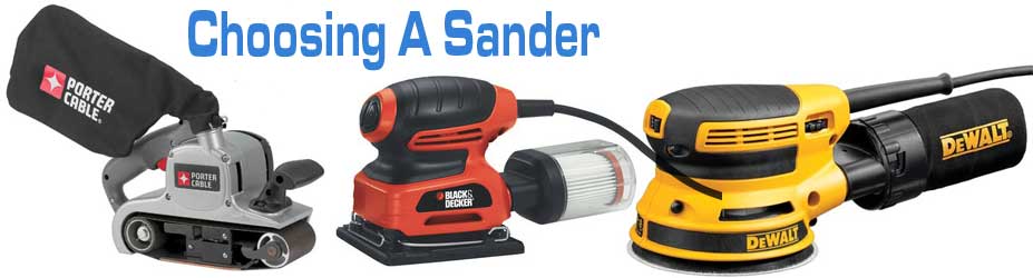 Which sander is right for you?