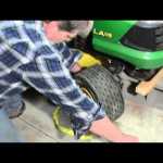 Video thumbnail for youtube video Repair Flat Tire riding lawn mower or Wheelbarrow