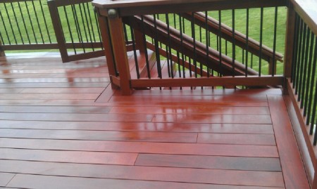 Ipe Deck with Armstrong Clark Stain